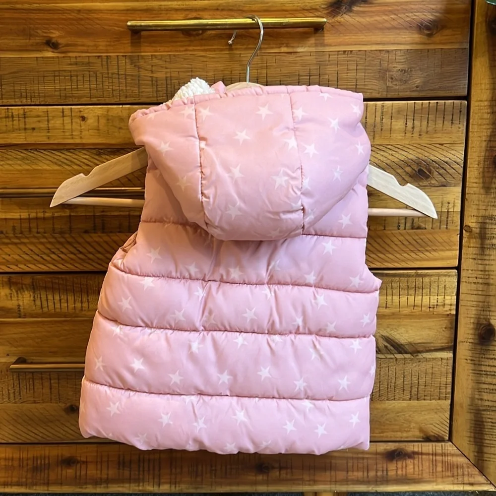 Zara Girls Pink Star ⭐️ Vest